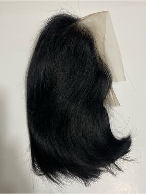 10” Glueless Lace Front Bob Wig 13x4 Pre Plucked Human Hair Black Medium Cap